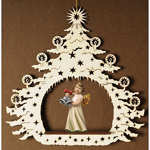 Christmas tree ornaments - Fir tree with angel