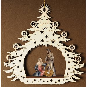 7124 - Christmas Tree with Holy Family Salcher