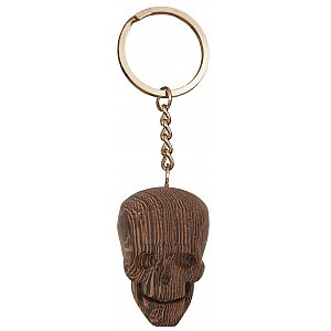 9402 - Skull Keychain fine wood