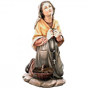 KD0166 - St. Bernadette Soubirous with rosary