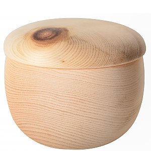 KD1168D - Bowl of swiss pine with lid