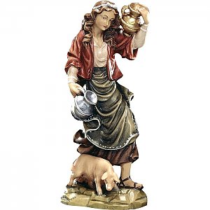 KD150025 - Shepherdess with pig