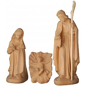 KD1600FA - Holy Family in carved in Swiss pine