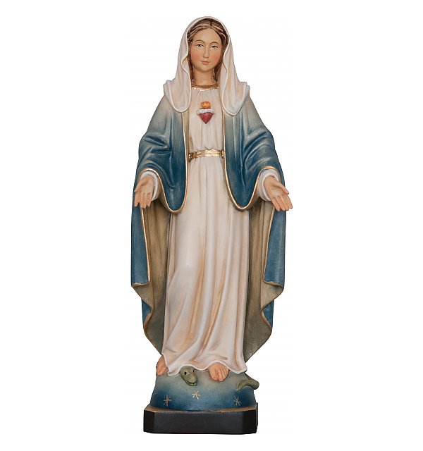 3303 - Immaculate Heart of Mary wooden Statue COLOR