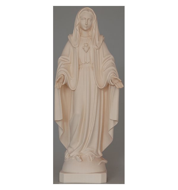 3303 - Immaculate Heart of Mary wooden Statue NATUR
