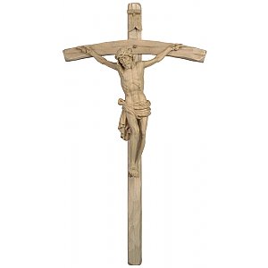 Crucifix with Jesus for Wall Mounting Wooden Solid Beech Oiled by Kaltner PrÃƒÂ¤sente 