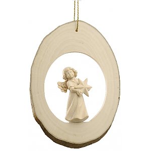 6713 - Fetta di tronco con angelo Mary stella