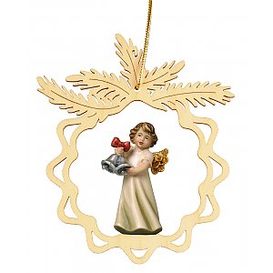 7084 - Stella rotonda con angelo campane