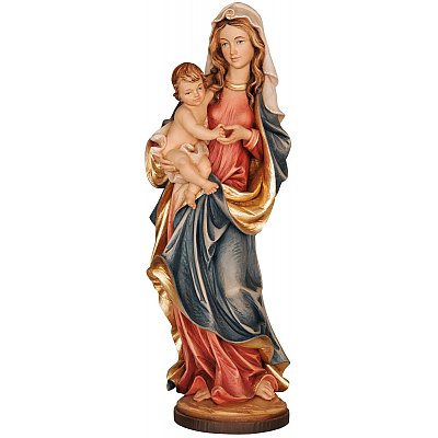 Madonna con bambino - Statue in legno - Val Gardena in Alto Adige