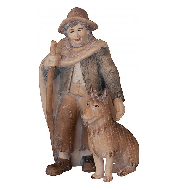 1834 - Pastorello con cane e bastone RUSTIKAL