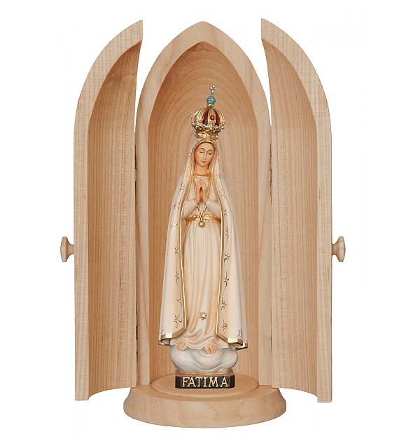 0508 - Nicchia con Madonna di Fatimá con corona