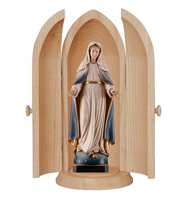 0510 - Nicchia con Madonna Immaculata Miracolosa