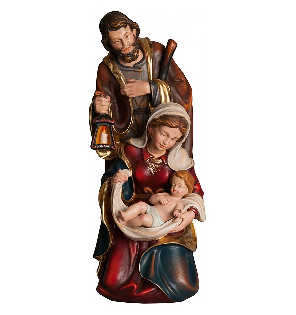 2810 - Sacra famiglia barocca con Gesù bambino ECHTGOLD