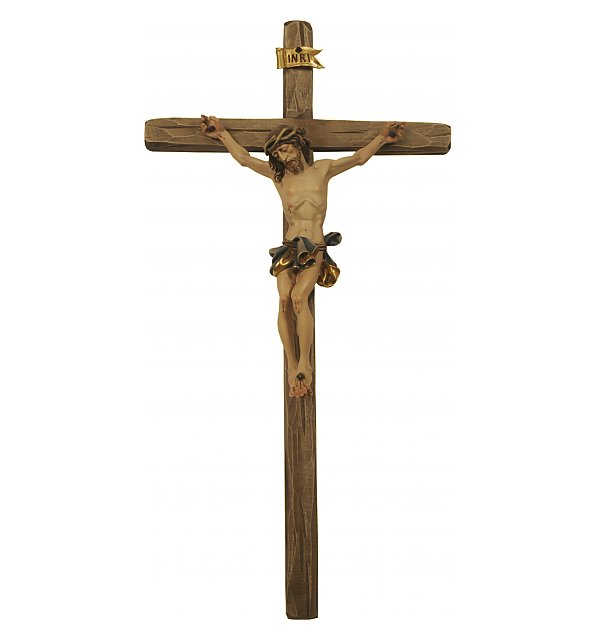 3060 - Crocifisso barocco con croce dritta COLOR_BLAU