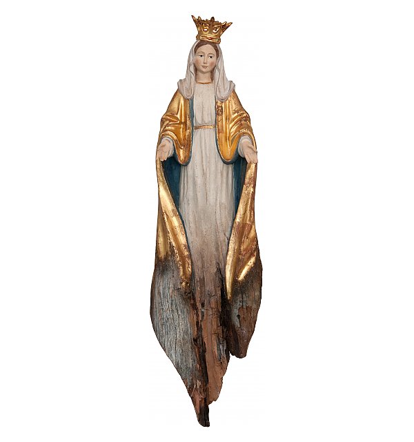 3308W - Madonna Miracolosa con corona in radice