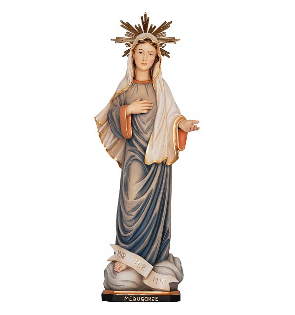 33204 - Madre di dio di Medjugorie con aureola
