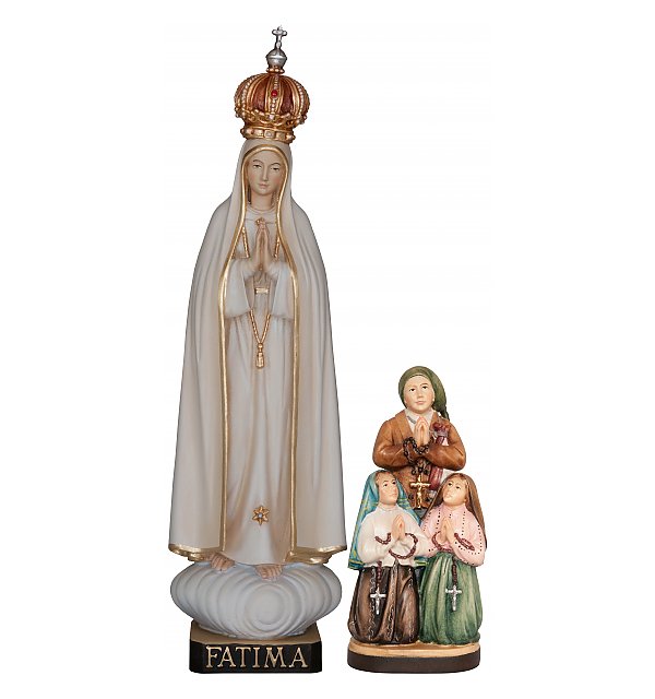 33416 - Madonna di Fatimá con corona e bambini