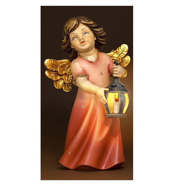 6212 - Mary angelo con laterna e illuminazione COLOR