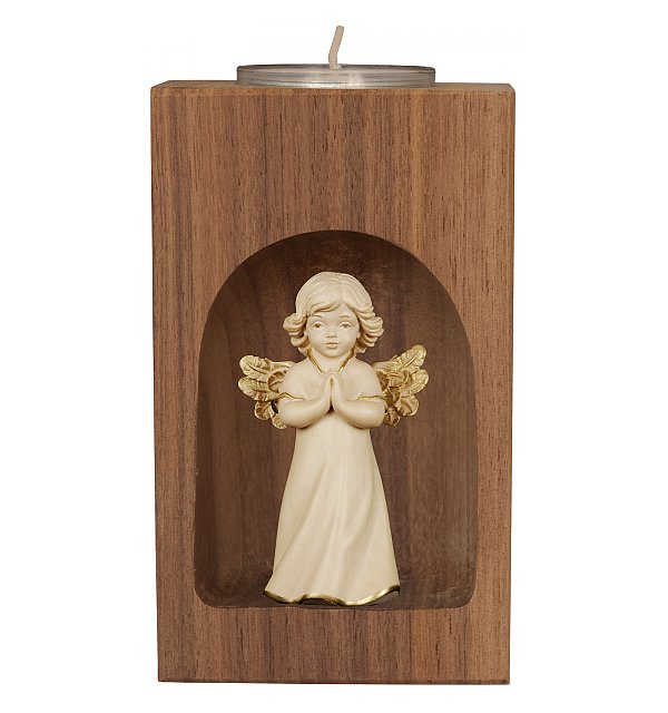 7503 - Portacadela con angelo custode - legno GOLDSTRICH