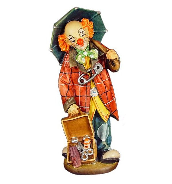 G1542 - Clown con ombrello