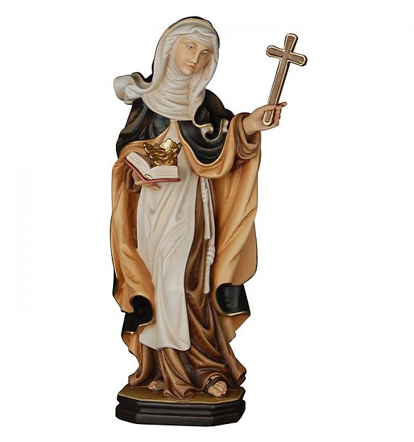 KD4923 - Santa Giovanna- Maria di Maillé con corona e croce