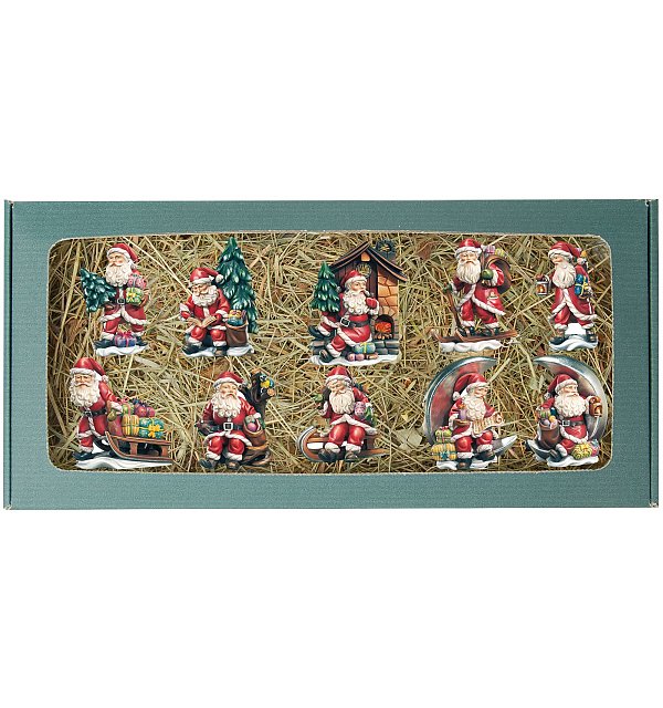 KD9010 - 10 Babbi Natale in confezione
