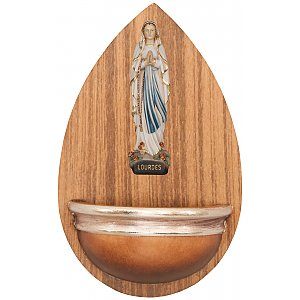 0046L - Aquasantiera con Madonna di Lourdes