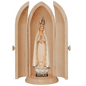 0508 - Nicchia con Madonna di Fatimá con corona