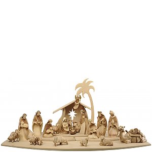 1798 - Presepe Morgenstern 20 figurine su caoanna