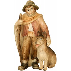 1834 - Pastorello con cane e bastone