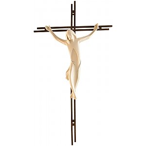 3145 - Crocifisso semplice su croce Acciaio Cor-Ten 2