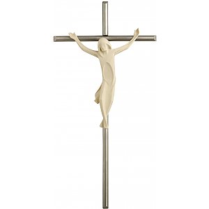 3159 - Crocifisso semplice su croce in inox