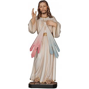3202 - Gesù Misericordioso in legno scolpito