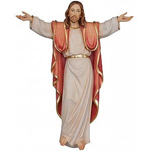 3213 - Gesù Chriso Risorto da parete statua in legno