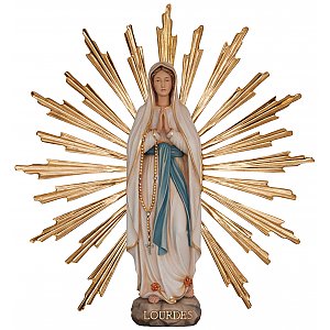 33277 - Nostra signora di Lourdes con raggiera
