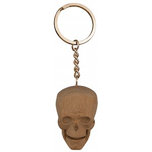 9403 - Portachiavi Skull Teschio in legno ciliegio