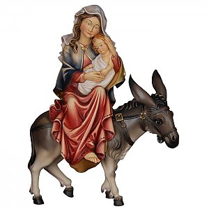 KD1652E - Maria seduta con bambino su asino (fuga in Egitto)
